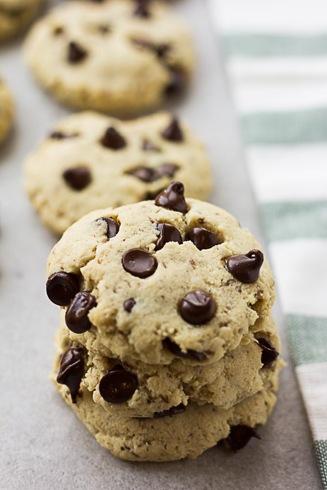 Vegan Gluten Free Chocolate Chip Cookies - Nora Cooks