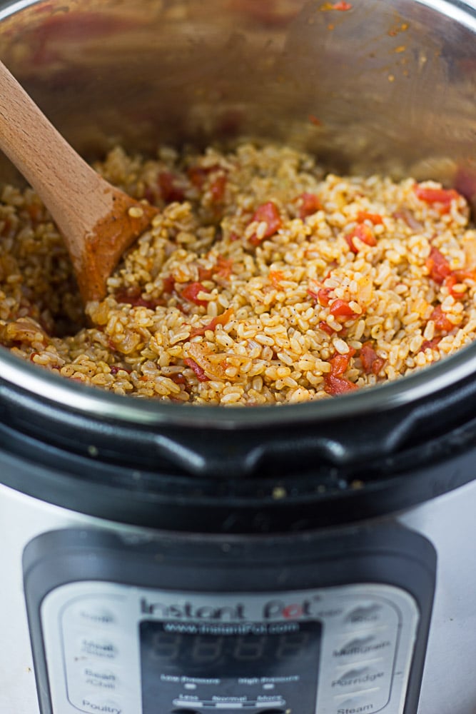 Instant Pot Spanish Rice - Nora Cooks