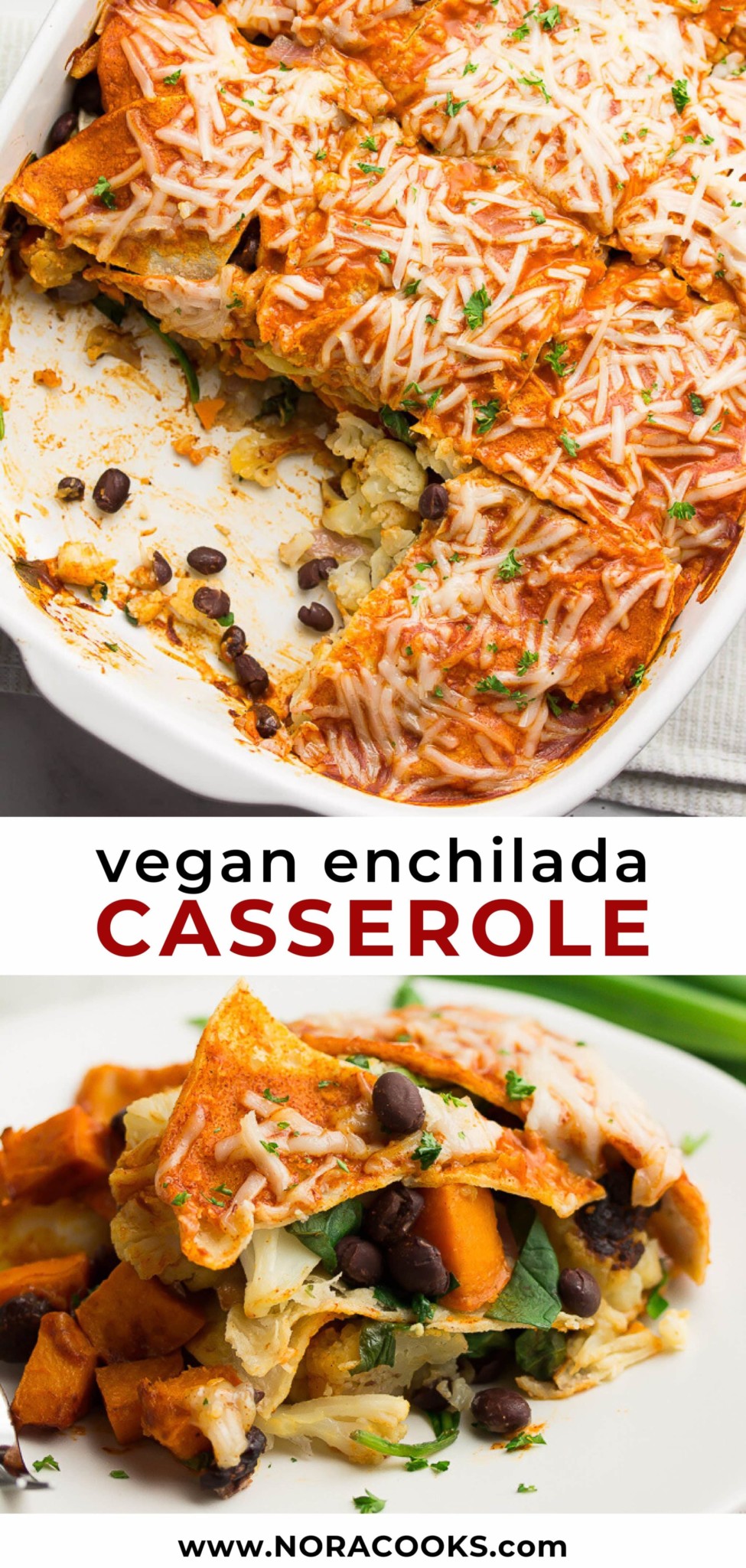 Vegan Enchilada Casserole Nora Cooks 9808