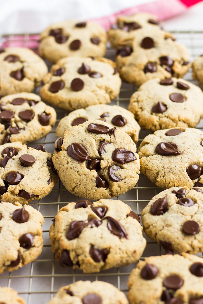 Vegan Gluten Free Chocolate Chip Cookies - Nora Cooks