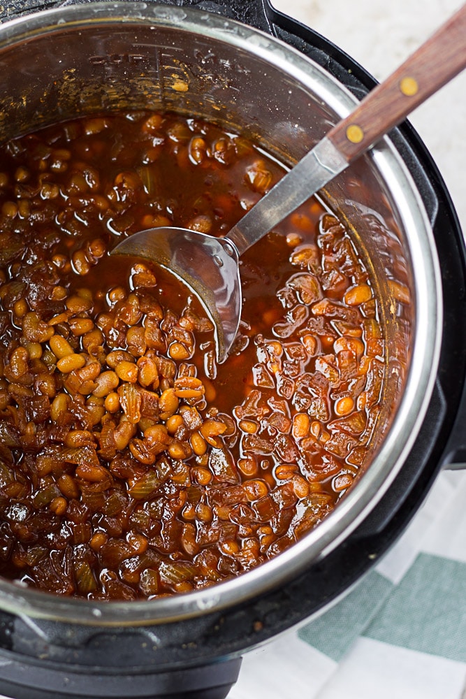 Vegan Baked Beans (Instant Pot Recipe) - Nora Cooks