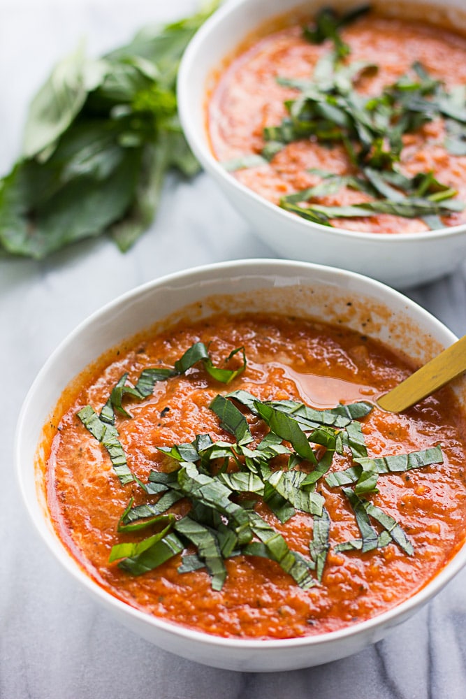 Vegan Tomato Soup (Instant Pot) - Nora Cooks