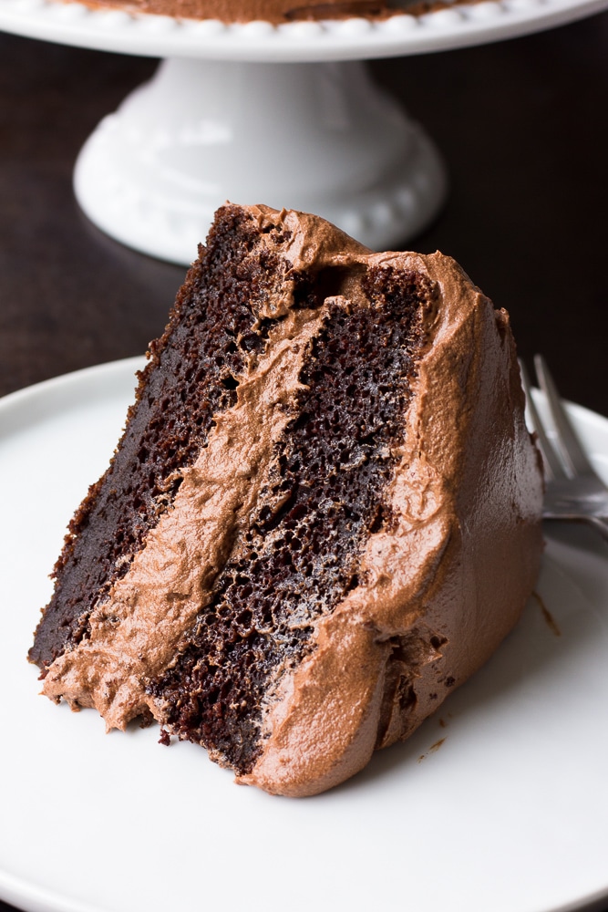 The Best Vegan Chocolate Cake - Nora Cooks