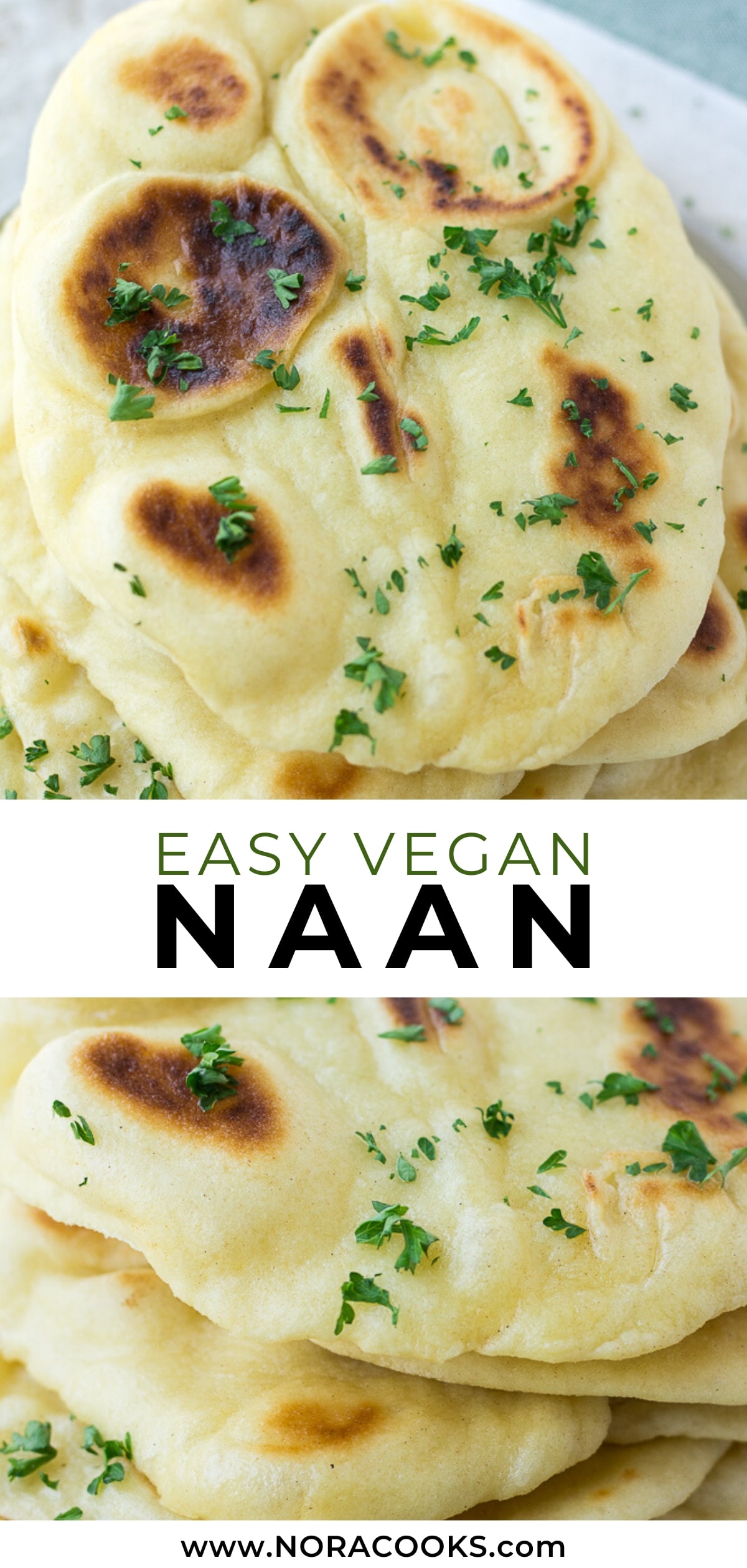 Easy Vegan Naan Nora Cooks