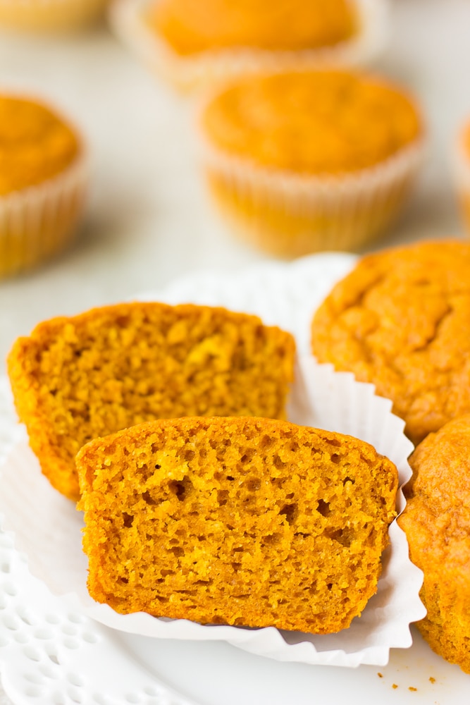 1 Bowl Vegan Pumpkin Muffins - Nora Cooks
