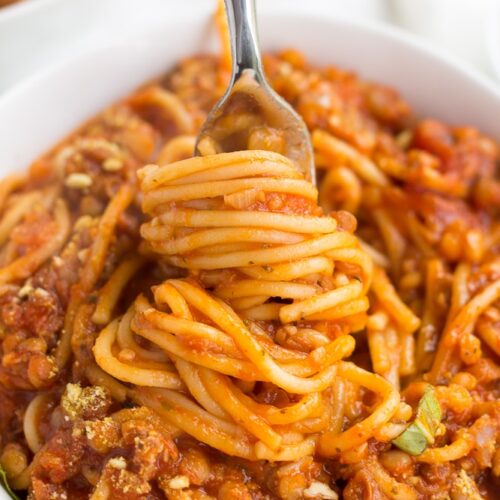 Instant Pot Spaghetti - Nora Cooks