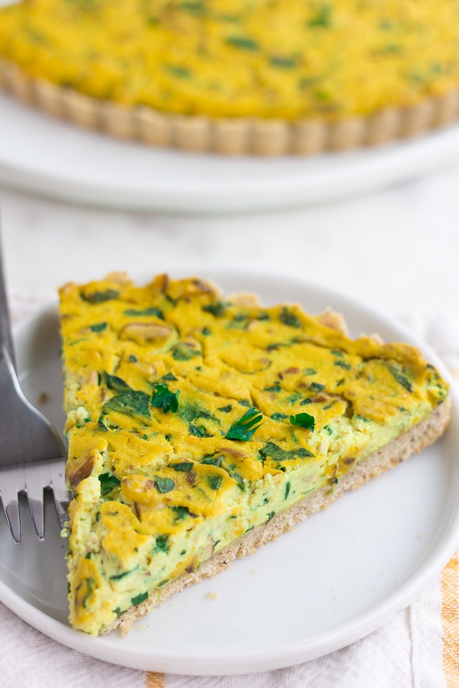 Easy Vegan Quiche - Nora Cooks