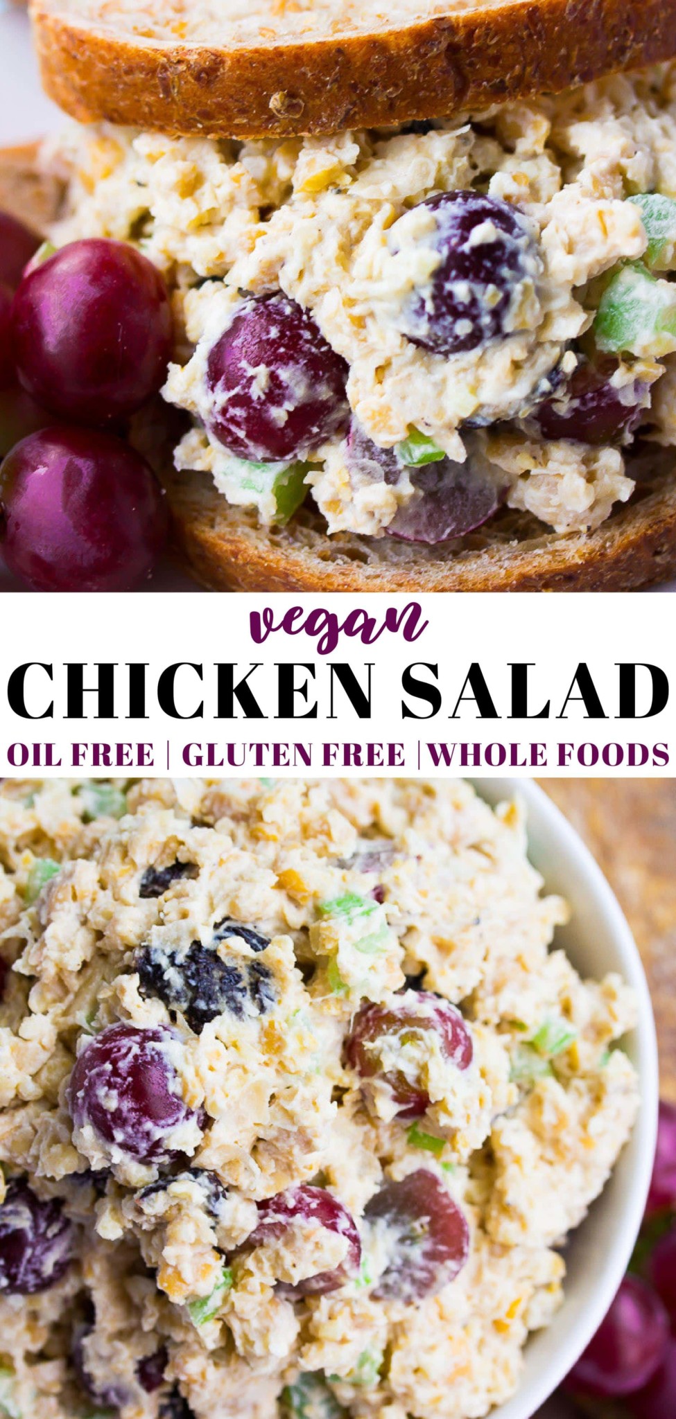 Vegan Chicken Salad - Nora Cooks