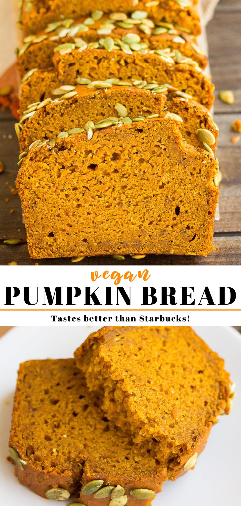 The Best Vegan Pumpkin Bread - Nora Cooks