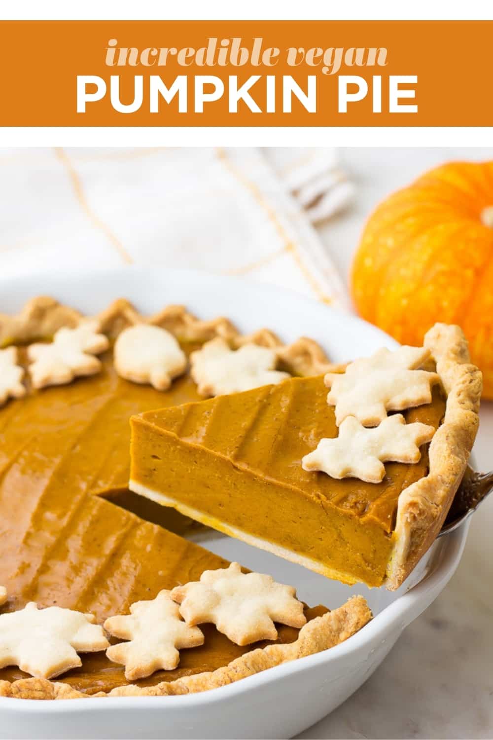 Vegan Pumpkin Pie - Nora Cooks