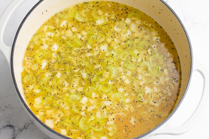 Vegan Chicken Noodle Soup in the Instant Pot (Quicken Noodle Soup)
