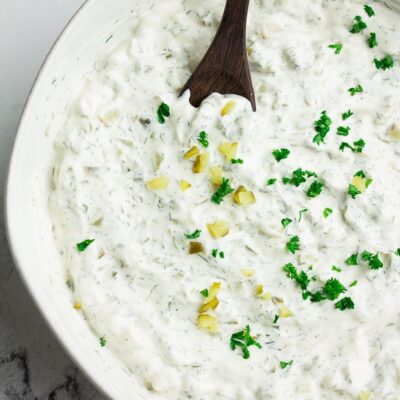 Vegan Tartar Sauce - Nora Cooks