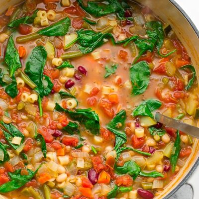 Vegan Minestrone Soup - Nora Cooks