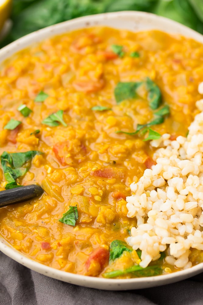 Quick Easy Red Lentil Dahl Nora Cooks