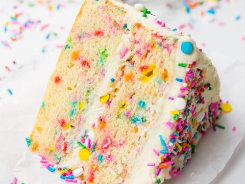 Vegan Funfetti Cake - Nora Cooks