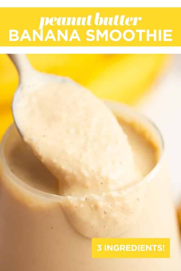 Peanut Butter Banana Smoothie - Nora Cooks