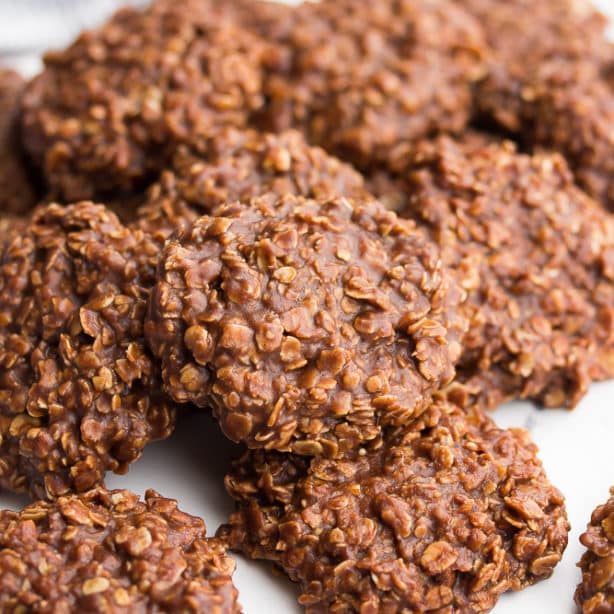 Vegan No Bake Cookies - Nora Cooks