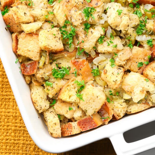 Vegan Stuffing - Nora Cooks