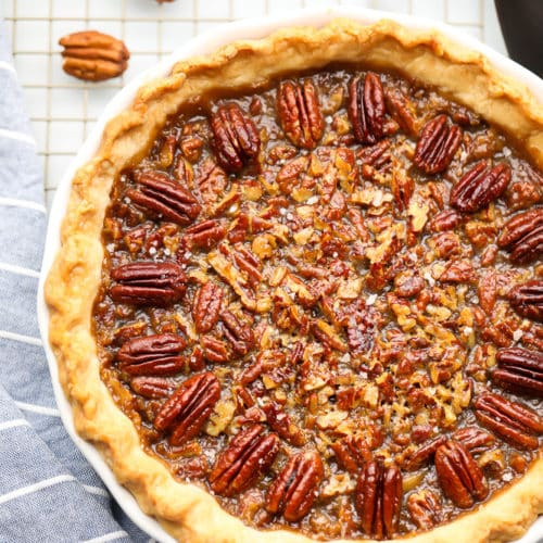 The Most Amazing Vegan Pecan Pie - Nora Cooks