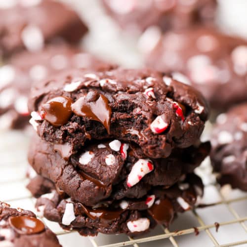 Vegan Chocolate Peppermint Cookies - Nora Cooks