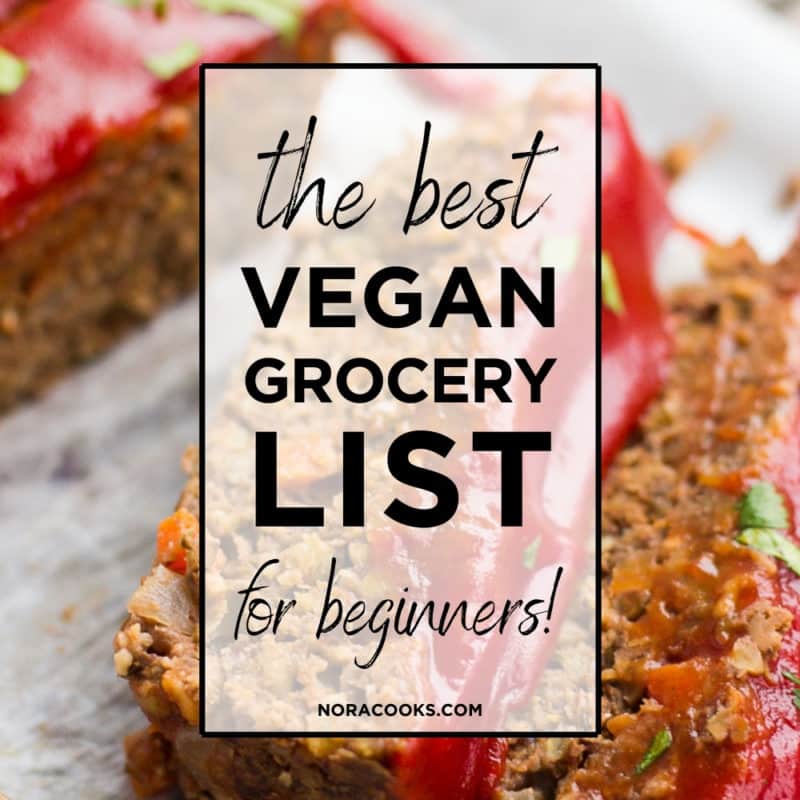 Vegan Grocery List - Nora Cooks