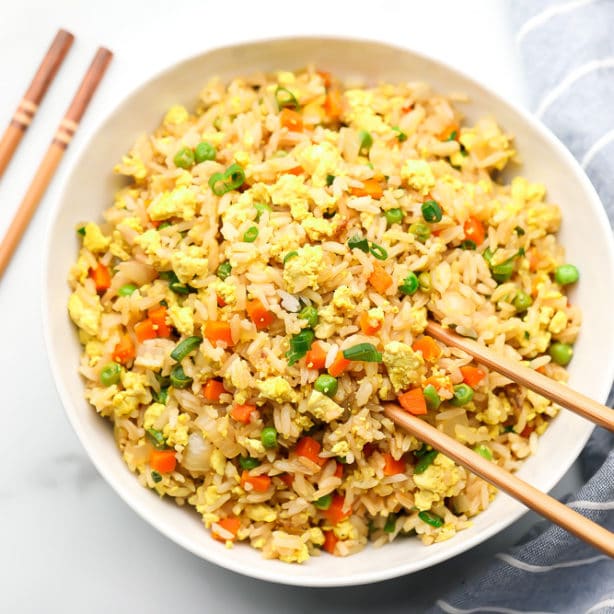 Vegan Fried Rice - Nora Cooks