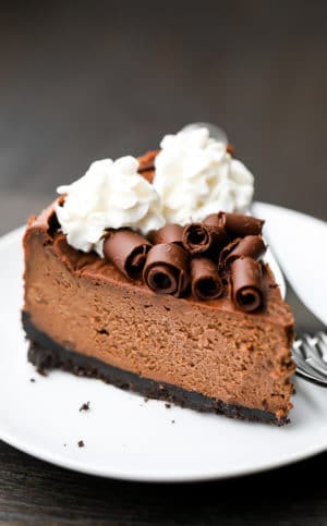 Vegan Chocolate Cheesecake - Nora Cooks