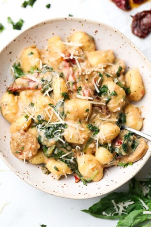 Tuscan Vegan Gnocchi - Nora Cooks