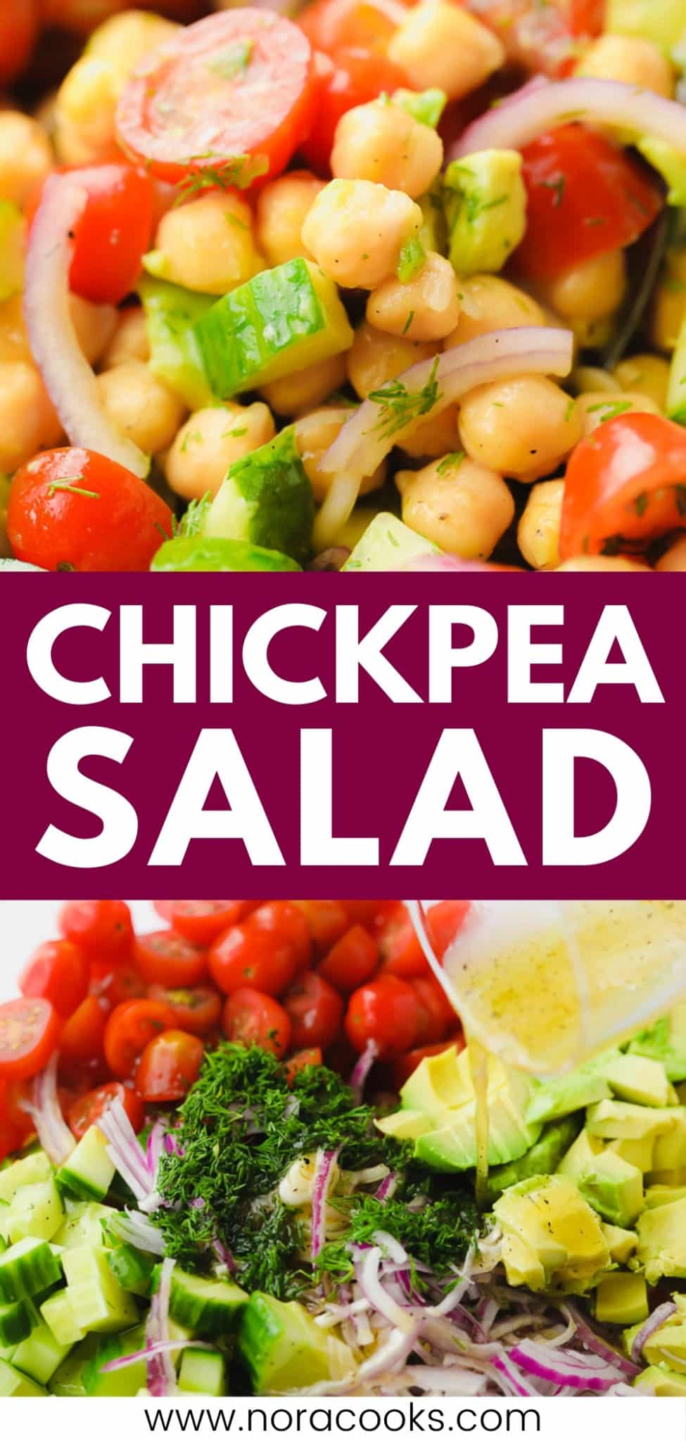 Chickpea Salad Recipe - Nora Cooks