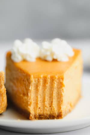 Vegan Pumpkin Cheesecake - Nora Cooks