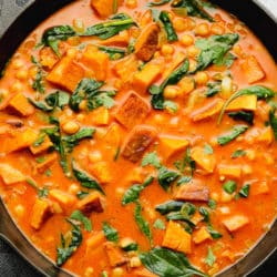 Butternut Squash Curry with Chickpeas - Nora Cooks