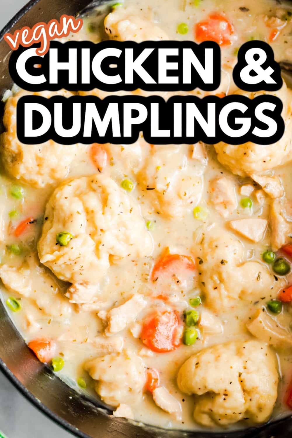 Vegan Chicken and Dumplings - Nora Cooks