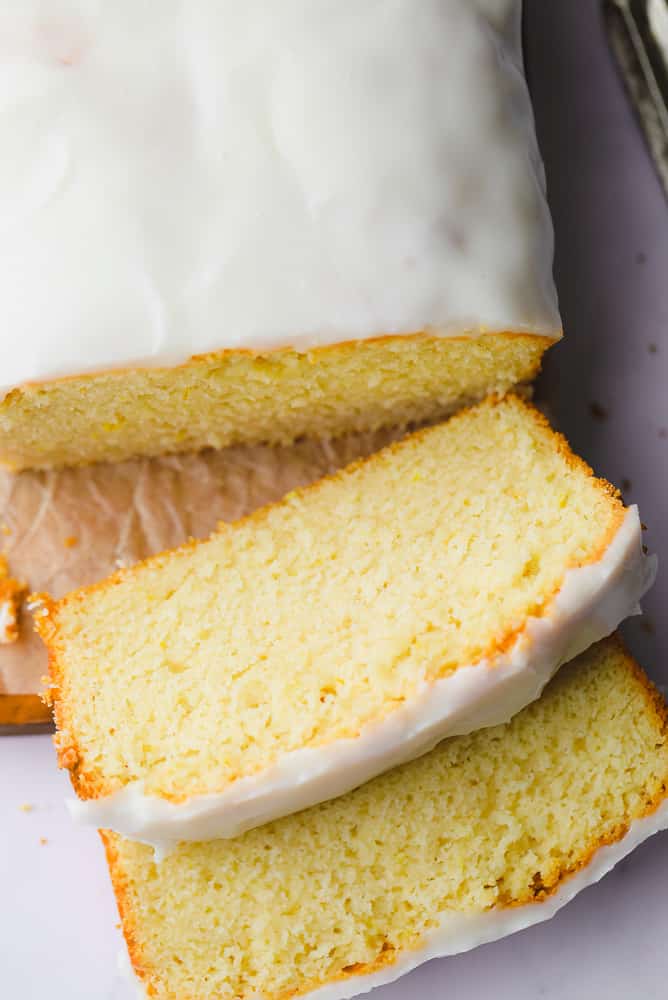 Vegan Pound Cake with Lemon - Nora Cooks