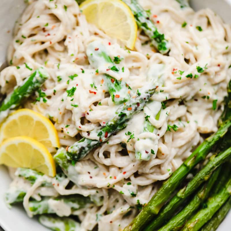 Lemon Asparagus Pasta Nora Cooks