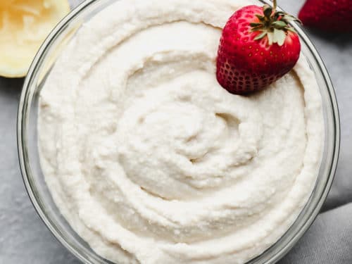 Vegan Whipped Cream (NO coconut!) - Nora Cooks