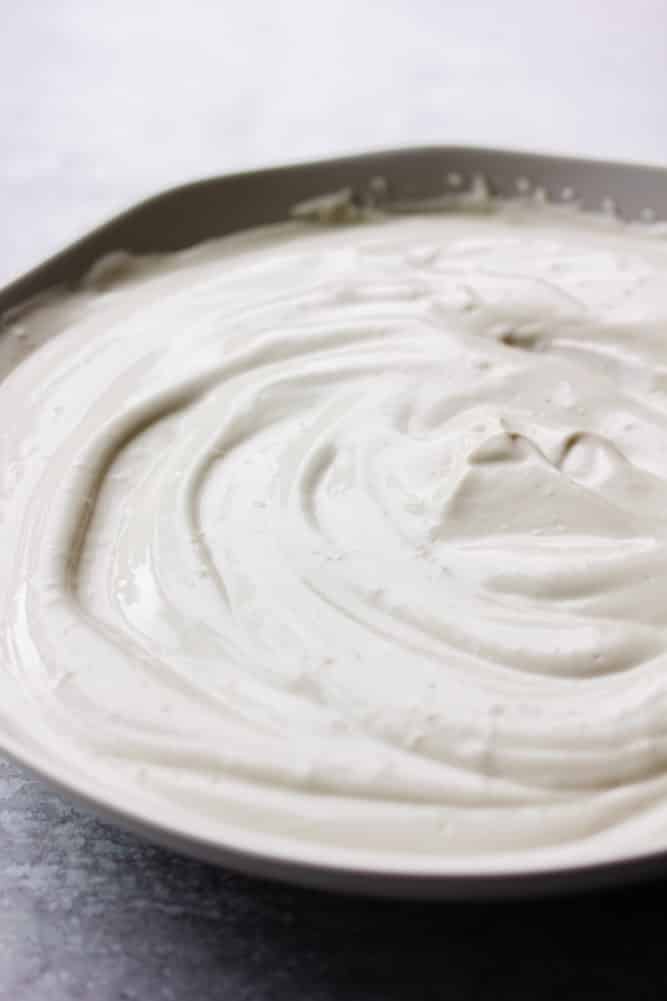 Vegan Sour Cream - Healthier Steps