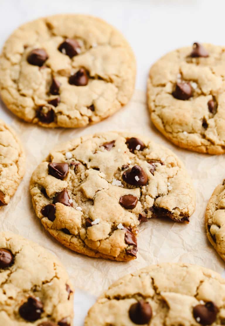 Vegan Gluten Free Chocolate Chip Cookies - Nora Cooks