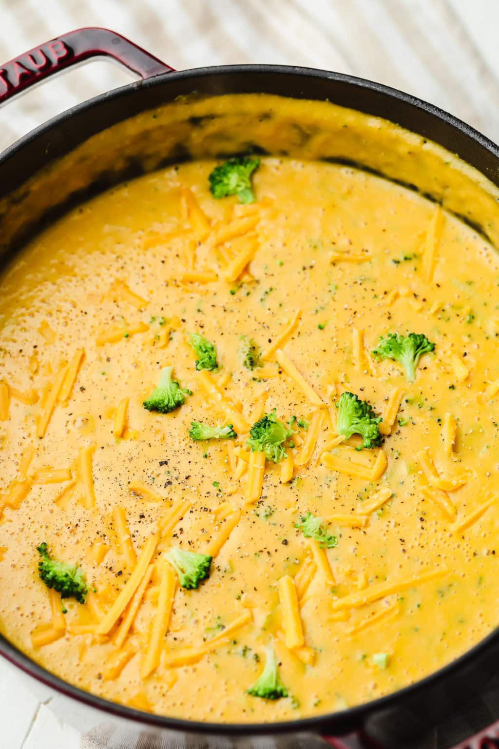 Vegan Broccoli Cheddar Soup - Nora Cooks