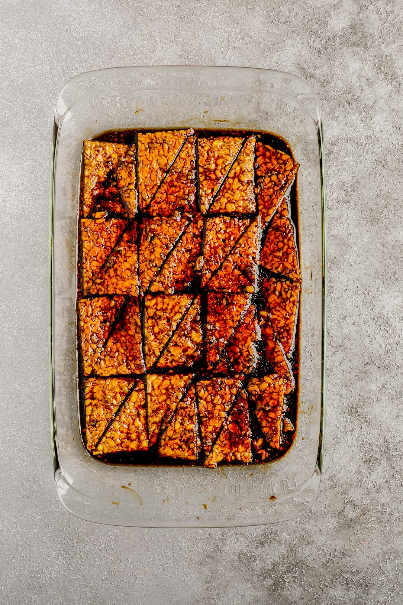 Garlicky Balsamic Maple Marinated Tempeh - Nora Cooks