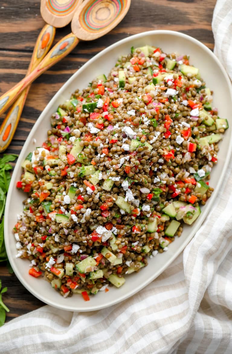 The Best Lentil Salad Nora Cooks