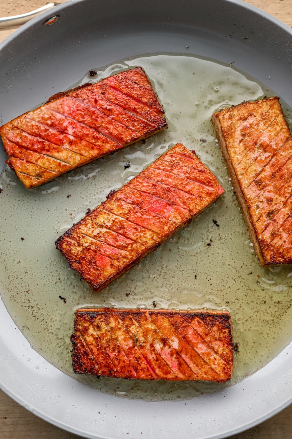 Vegan Salmon with Lemon Dill Sauce - Nora Cooks