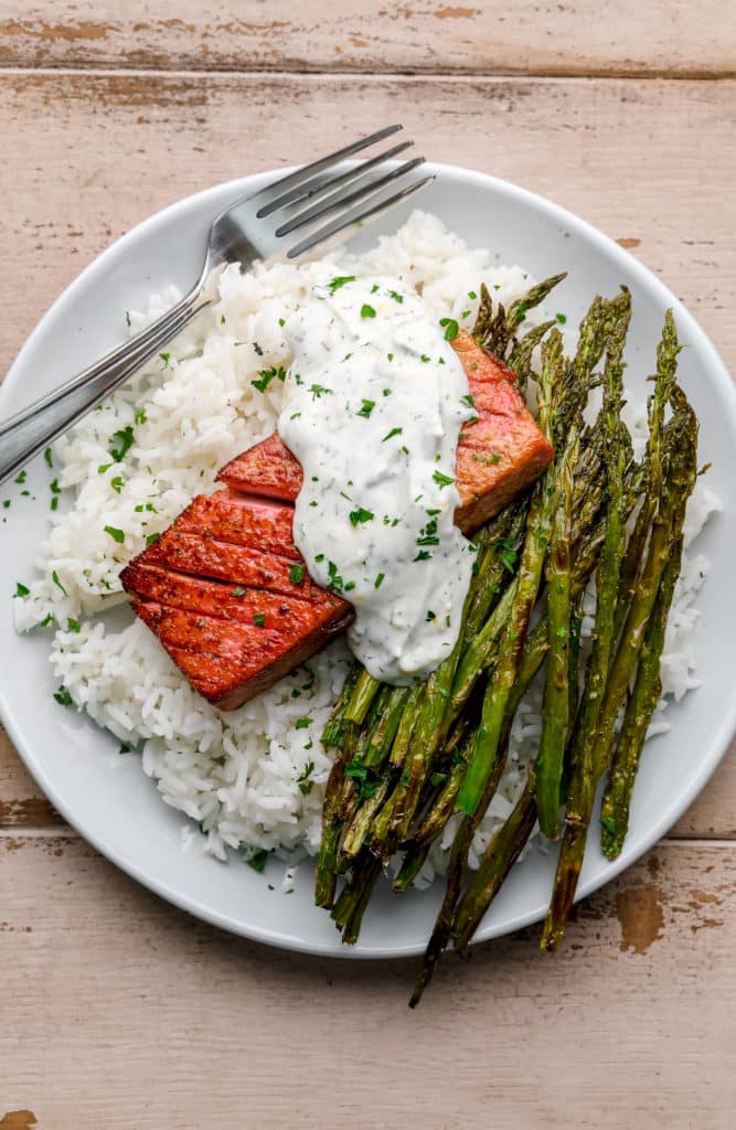 Vegan Salmon With Lemon Dill Sauce Nora Cooks