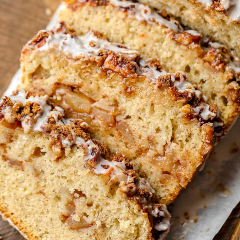 Apple Fritter Bread - Nora Cooks