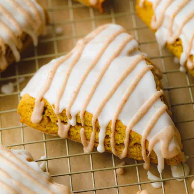 Starbucks Copycat Vegan Pumpkin Scones Nora Cooks