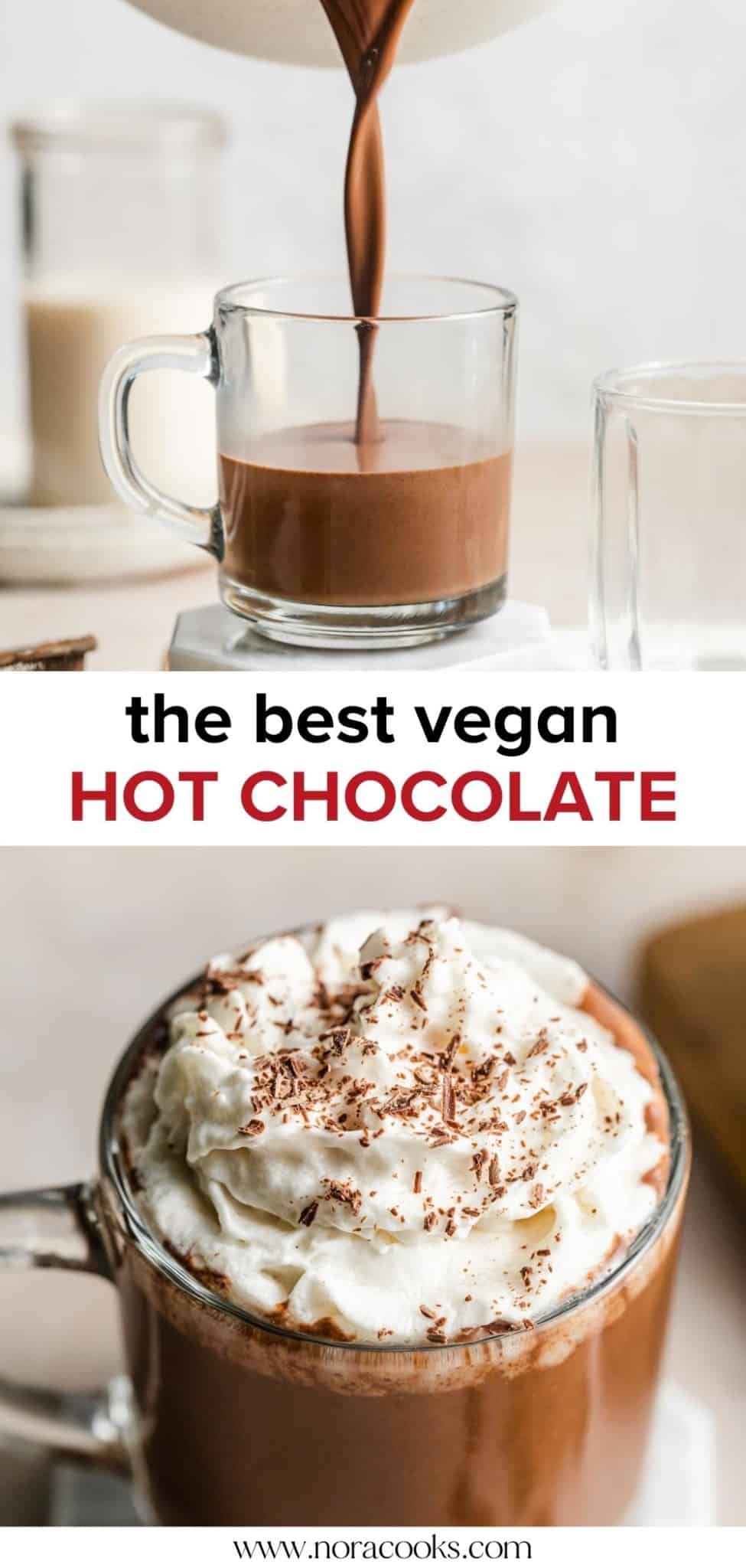 Vegan Hot Chocolate - Nora Cooks