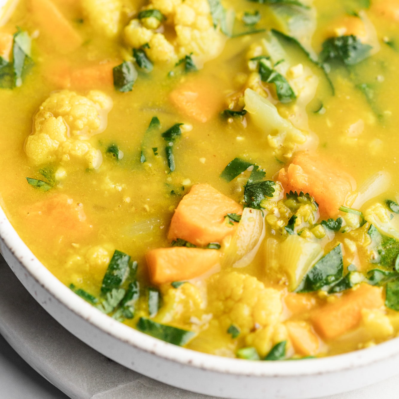 Coconut Curry Lentil Soup – Nora Cooks – VeganFanatic.com