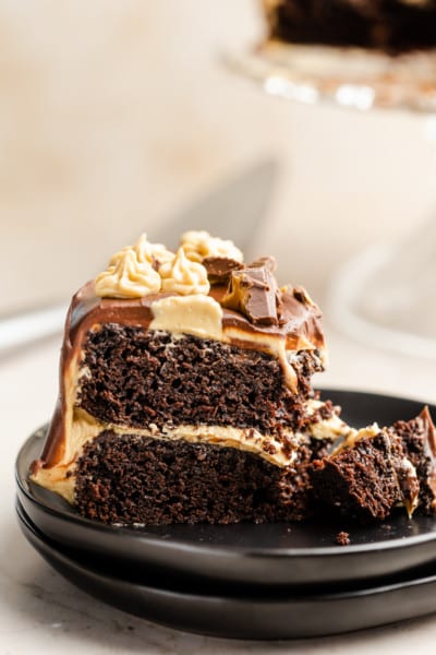 Chocolate Peanut Butter Cake - Nora Cooks