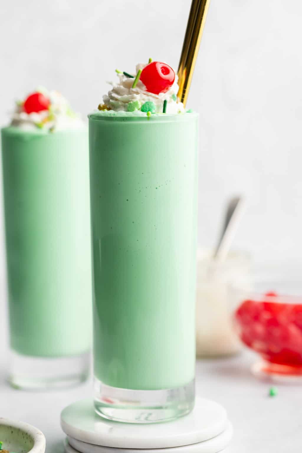 Vegan Shamrock Shake - Nora Cooks