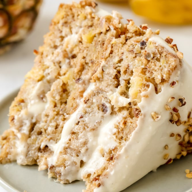 Vegan Hummingbird Cake - Nora Cooks