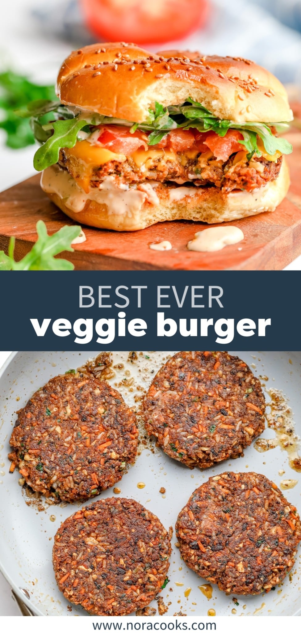 Best Veggie Burger - Nora Cooks